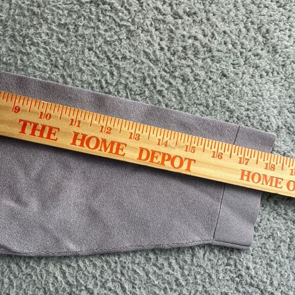 Ann Taylor Sweater Womens Extra Large Purple Silk Blend Turtleneck Stretch Layer - Picture 9 of 10